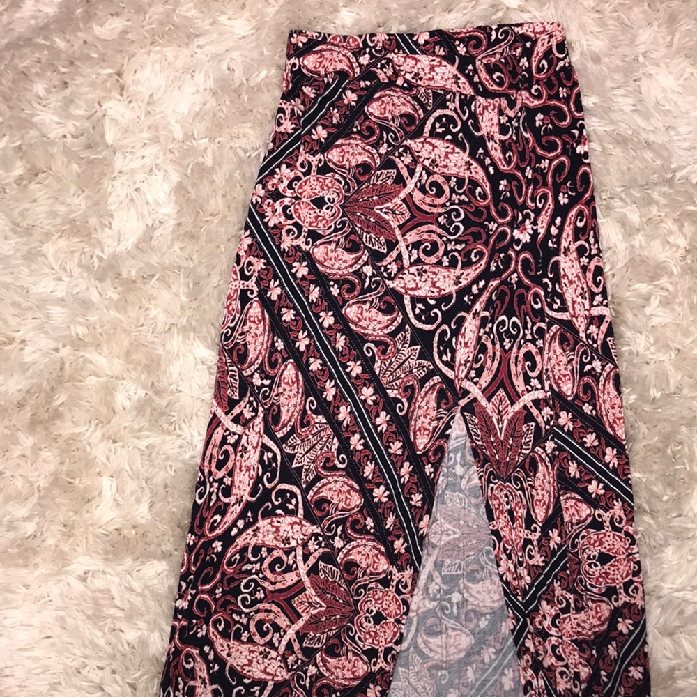 Print Maxi Skirt